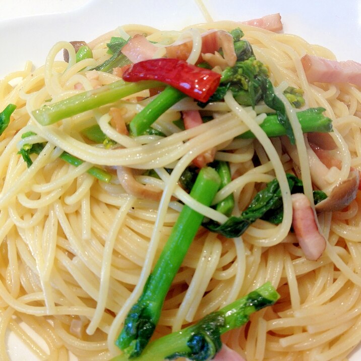菜の花としめじとベーコンのバターしょうゆパスタ レシピ 作り方 By johncompany 楽天レシピ 菜の花としめじとベーコンのバターしょうゆパスタ レシピ 作り方 By johncompany 楽天レシピ